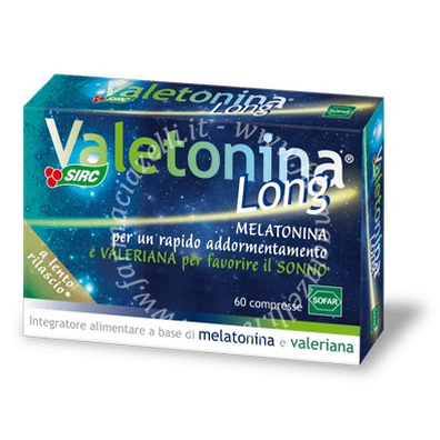 Valetonina long 60 compresse astuccio 18 g