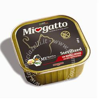 Miogatto steril manzo/ortaggi grain free 100 g
