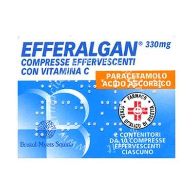 Efferalgan 330 mg compresse effervescenti con vitamina c  330 mg compresse effervescenti con vitamina c 20 compresse 