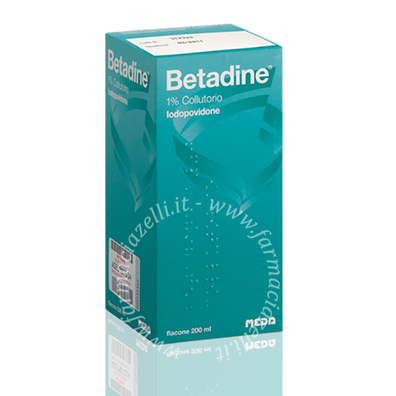 Betadine  1% collutorio flacone 200 ml 