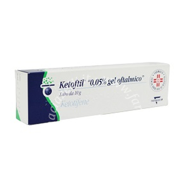 Ketoftil  0,05% gel oftalmico tubo da 10 g 